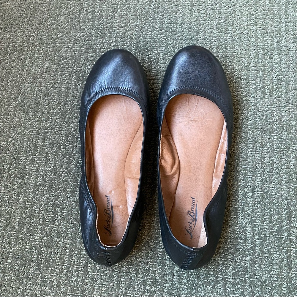Lucky Brand Black Ballet Flat